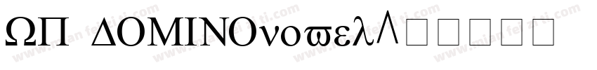 WP DOMINOnovel字体转换